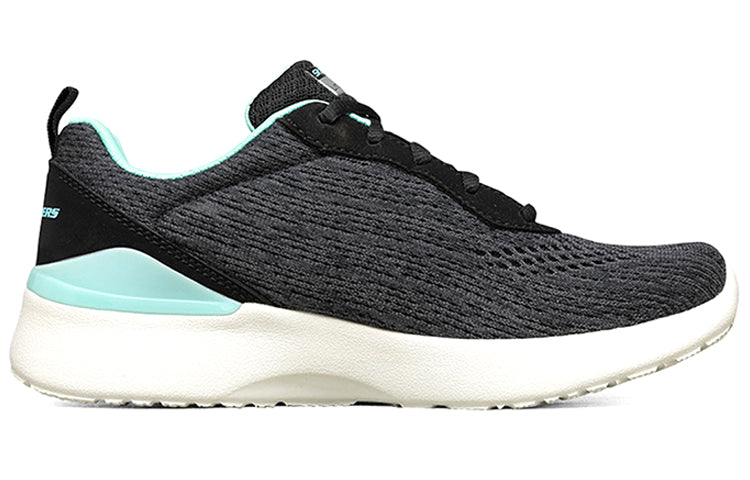 (WMNS) Skechers Skech-Air Dynamight Black/Blue 149340-BKTQ
