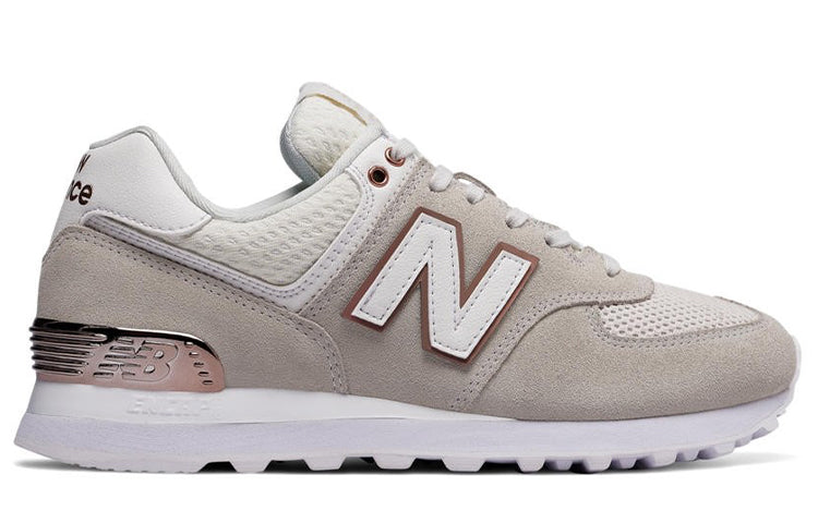 (WMNS) New Balance 574 Shoes 'Cream Grey' WL574FSA