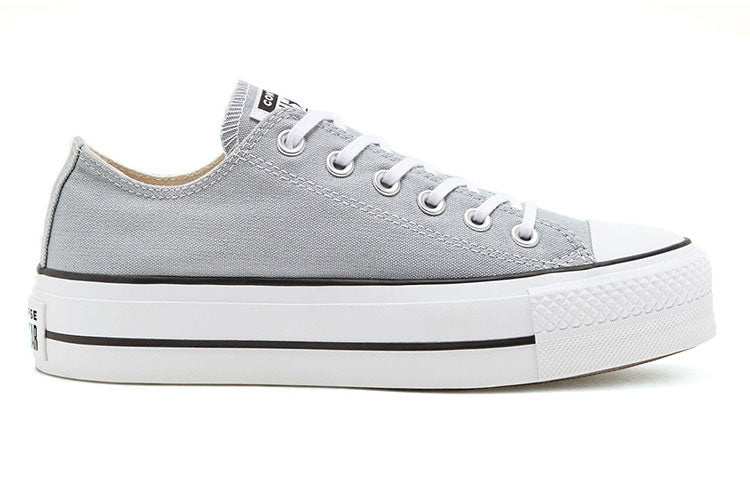 (WMNS) Converse Chuck Taylor All Star Lift Low 'Wolf Grey' 566757C