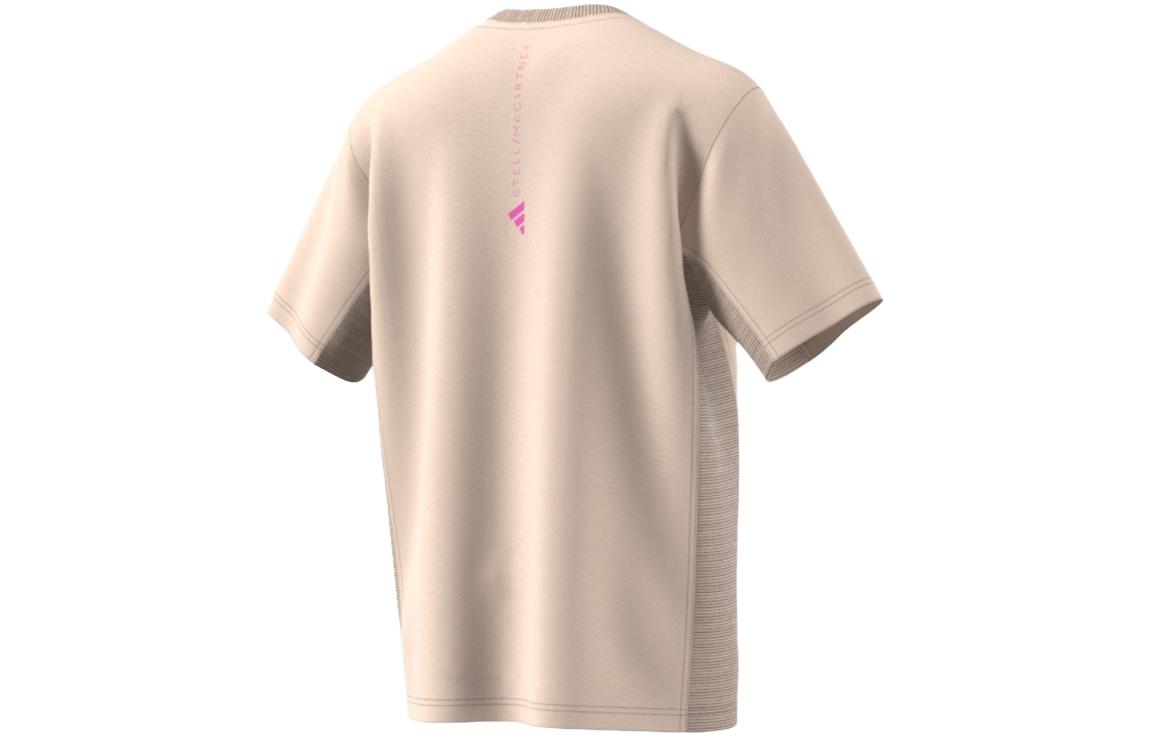 adidas By Stella McCartney Sportswear T-Shirt (gender neutral) 'Beige' IA7709