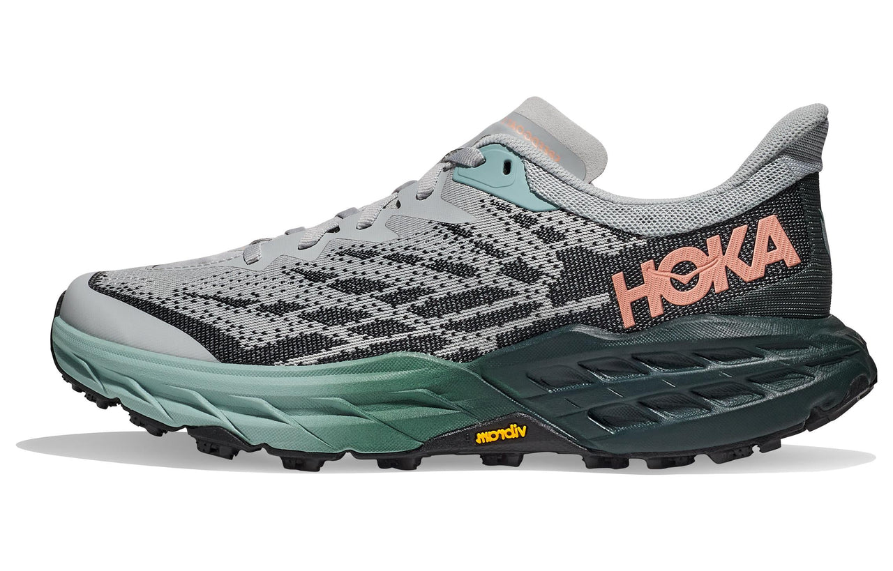 (WMNS) HOKA ONE ONE Speedgoat 5 Wide 'Harbor Mist Spruce' 1123160-HMSP