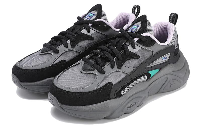(WMNS) FILA Mars 1S Breathable Retro Sneakers 'Grey Black' F12W322109FFA