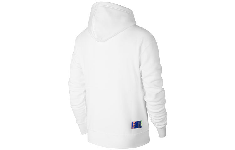 Air Jordan Paris Saint-Germain Printing Fleece Pullover White CZ0816-100