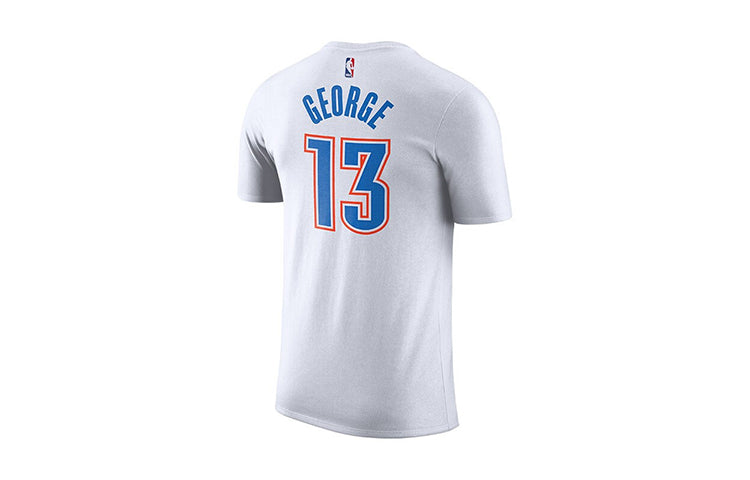 Nike Thunder Paul George Short Sleeve White 870797-108