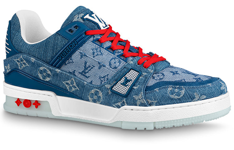 LOUIS VUITTON Trainers 'China Exclusive Denim Blue Red' 1A8TSK
