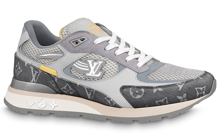 LOUIS VUITTON Run Away Sneakers 'Grey Yellow' 1ABFBR