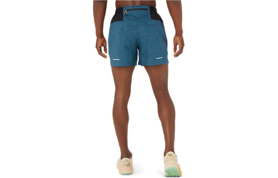 ASICS Fujitrail All Over Print 5In Shorts 'Blue' 2011C988-400