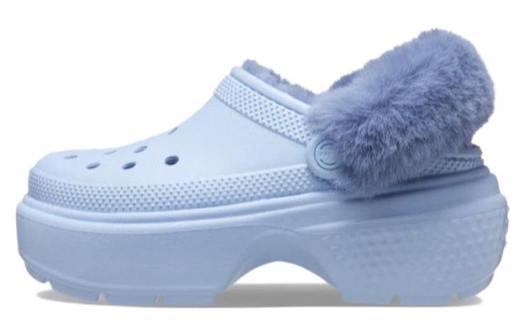 (GS) Crocs Stomp Lined Clog 'Calcite Blue' 208546-4NS