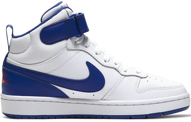 (GS) Nike Court Borough Mid 2 'White Game Royal' CD7782-101