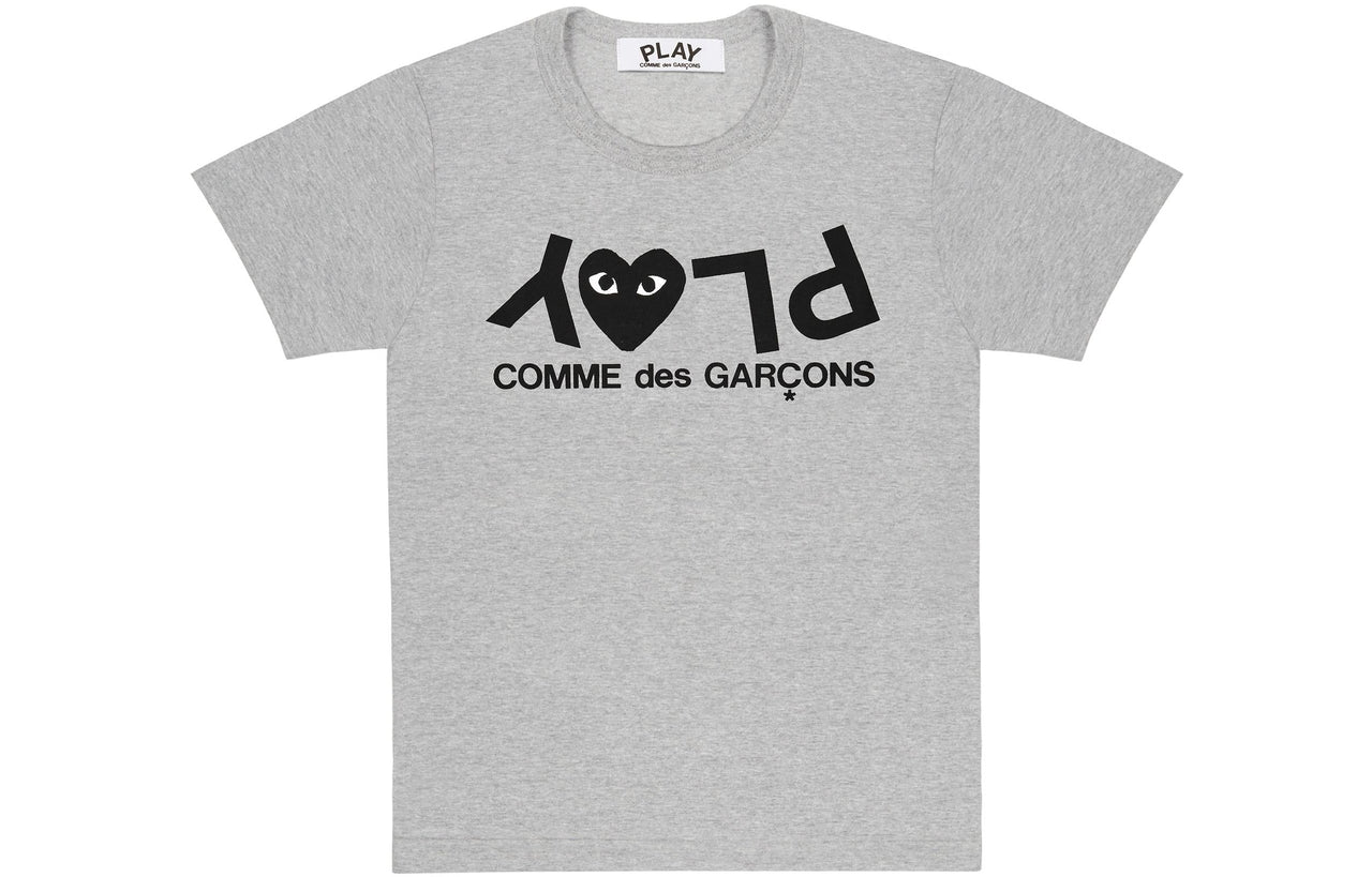 (WMNS) COMME des GARCONS PLAY T-Shirt With Large Logo 'Grey' AZ-T081-051-1