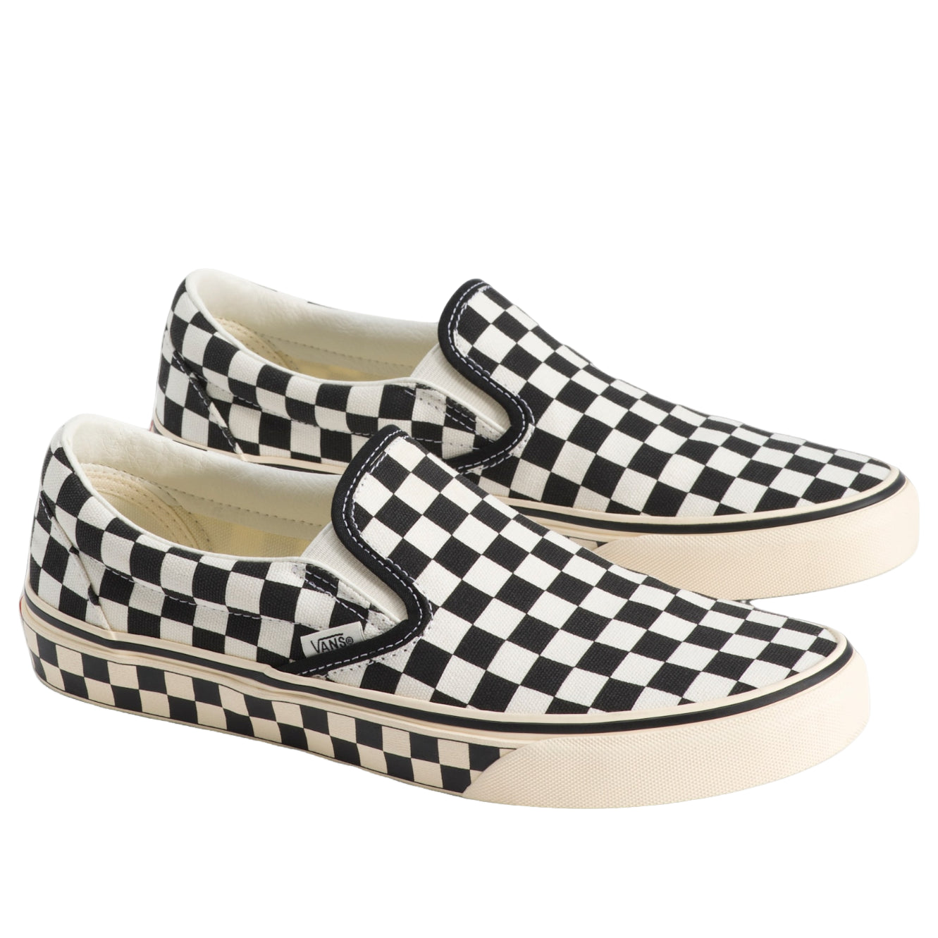 Vans Classic Slip-On Checkerboard 'Black Marshmallow White' VN000DAH1KP