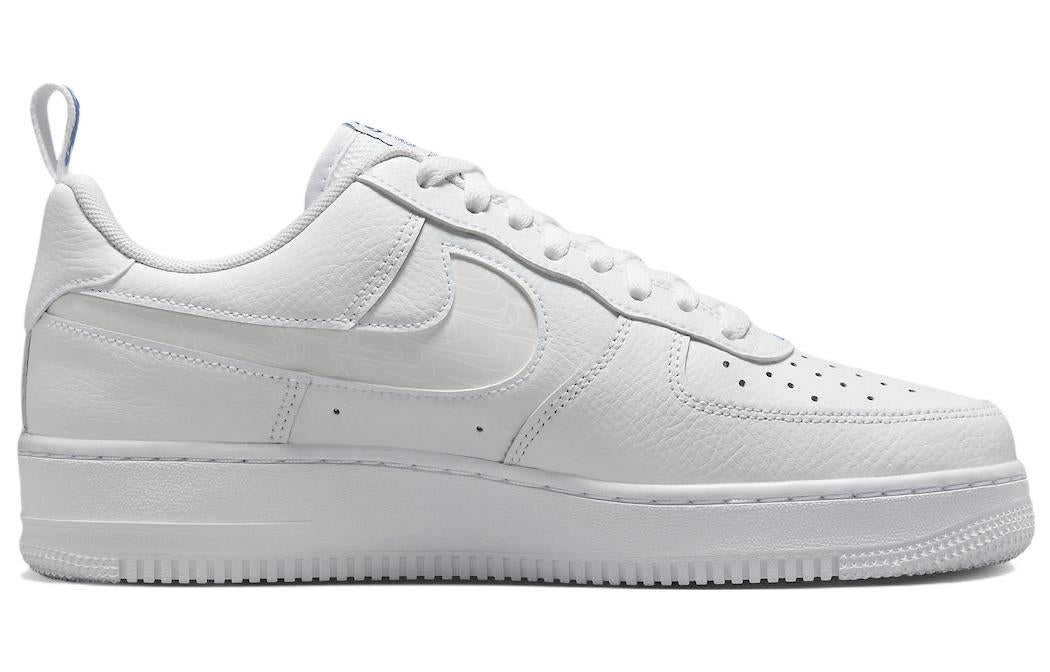 Nike Air Force 1 Low Cut Out 'Reflective Swoosh White Blue' FB8971-100