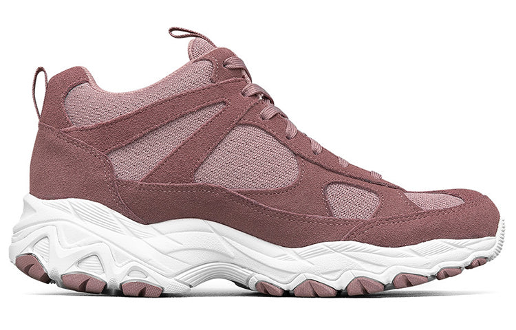 (WMNS) Skechers D'Lites High-Top Daddy Shoes Pink 66666233-MVE