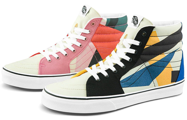 Vans MoMA x SK8-Hi Liubov Popova 'Creamyellow Black Pink' VN0A4U3C22J