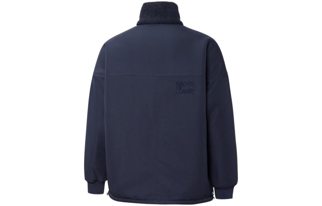 PUMA Mmq lamb's wool Reversible Stand Collar Jacket Couple Style Blue 534744-43
