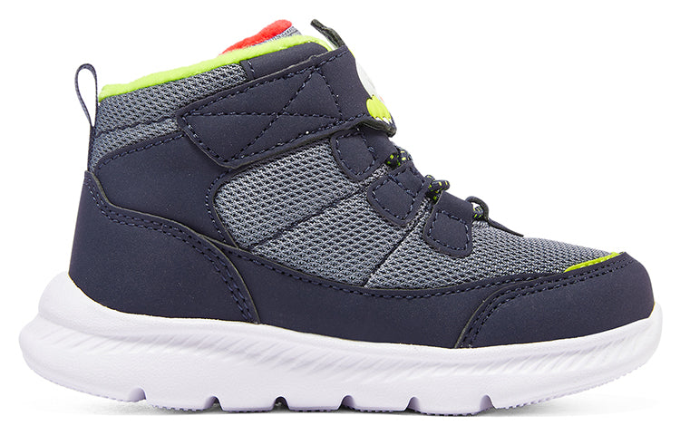 (GS) Skechers Microspec Zovox Blended Velcro Shoes 'Navy Grey' 407307N-NVLM