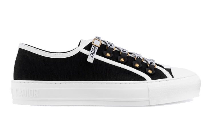 (WMNS) Dior Walk'N'Dior Low Top 'Black Canvas' KCK177CVA_S12X