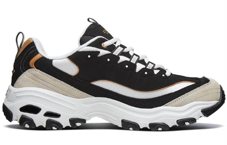 Skechers D'Lites 1.0 Black/Gold 666114-BKGD