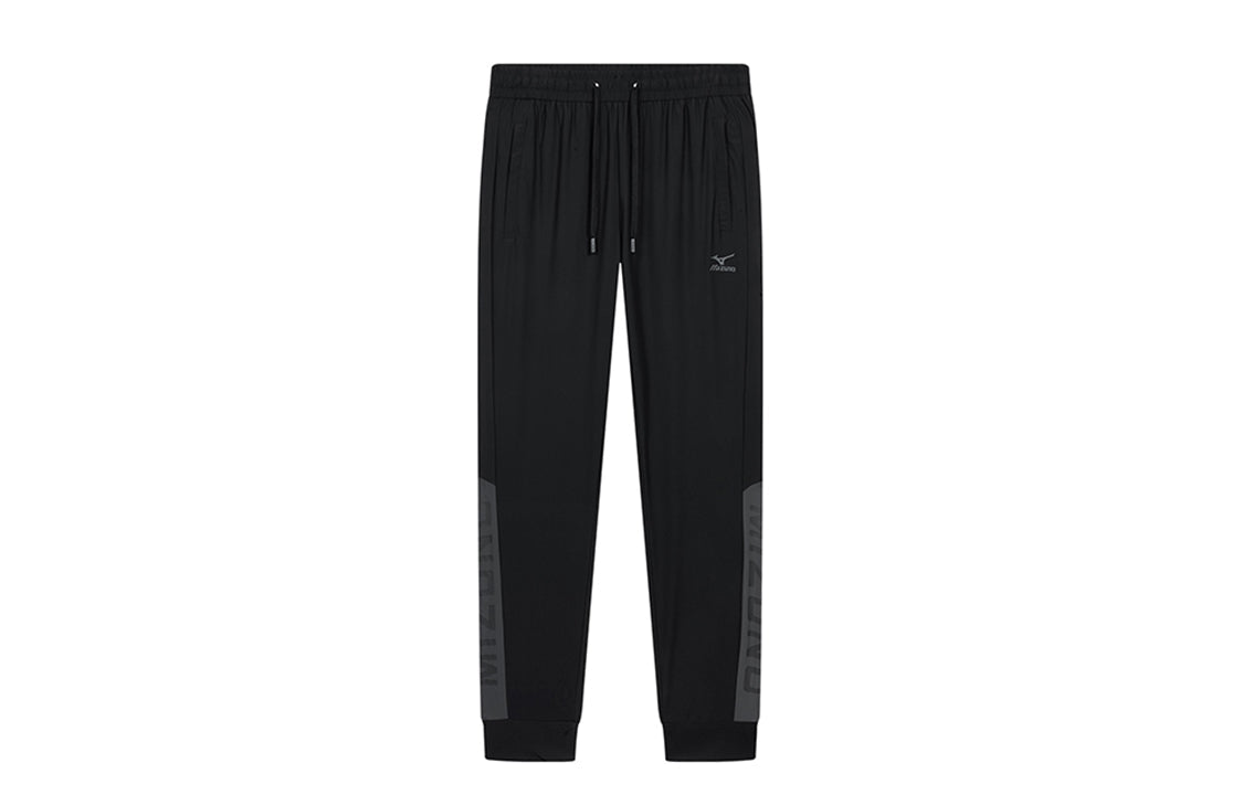 Mizuno Logo Outdoor Casual Pants 'Black' A2CF3112