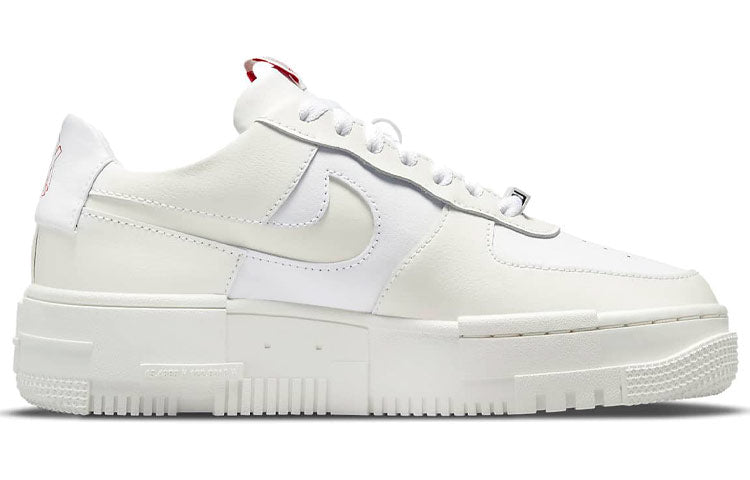 (WMNS) Nike Air Force 1 Pixel 'Summit White Red Tag' CK6649-105