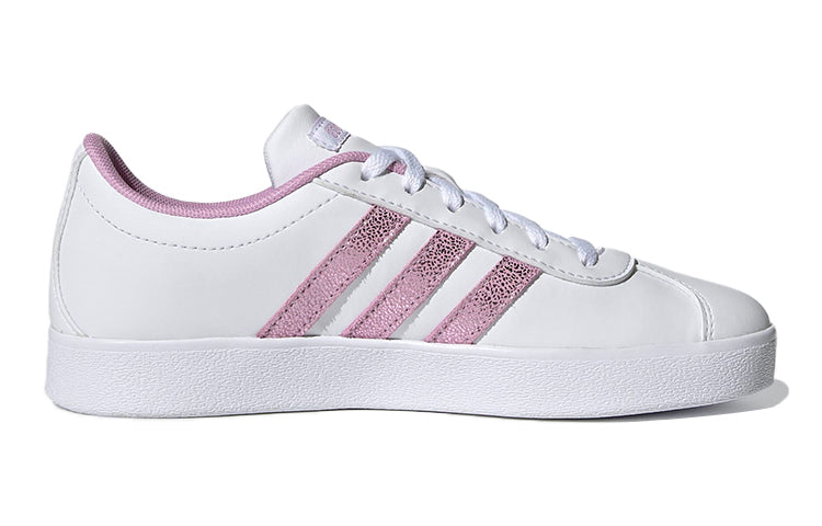 (GS) adidas neo Vl Court K 'White Purple' FY8904