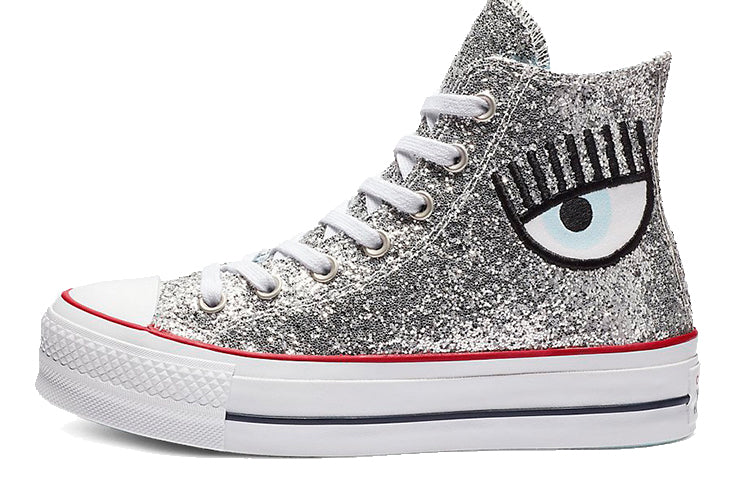 (WMNS) Converse Chiara Ferragni x Chuck Taylor All Star 'Lift Silver' 563828C