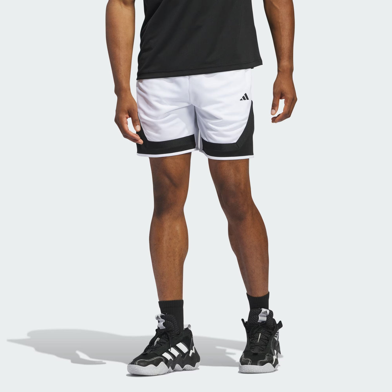 adidas Pro Block Shorts Asia Sizing 'White' IX1849