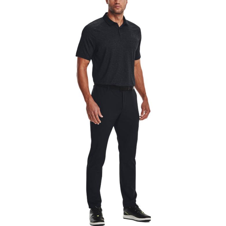 Under Armour Iso-Chill Heather Polo Shirt 'Black' 1377294-001