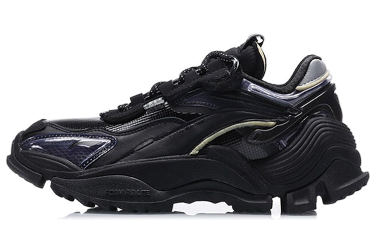 (WMNS) Li-Ning Aurora SkyWalker Y2K Paris Fashion Week 'Black' AGCQ106-3