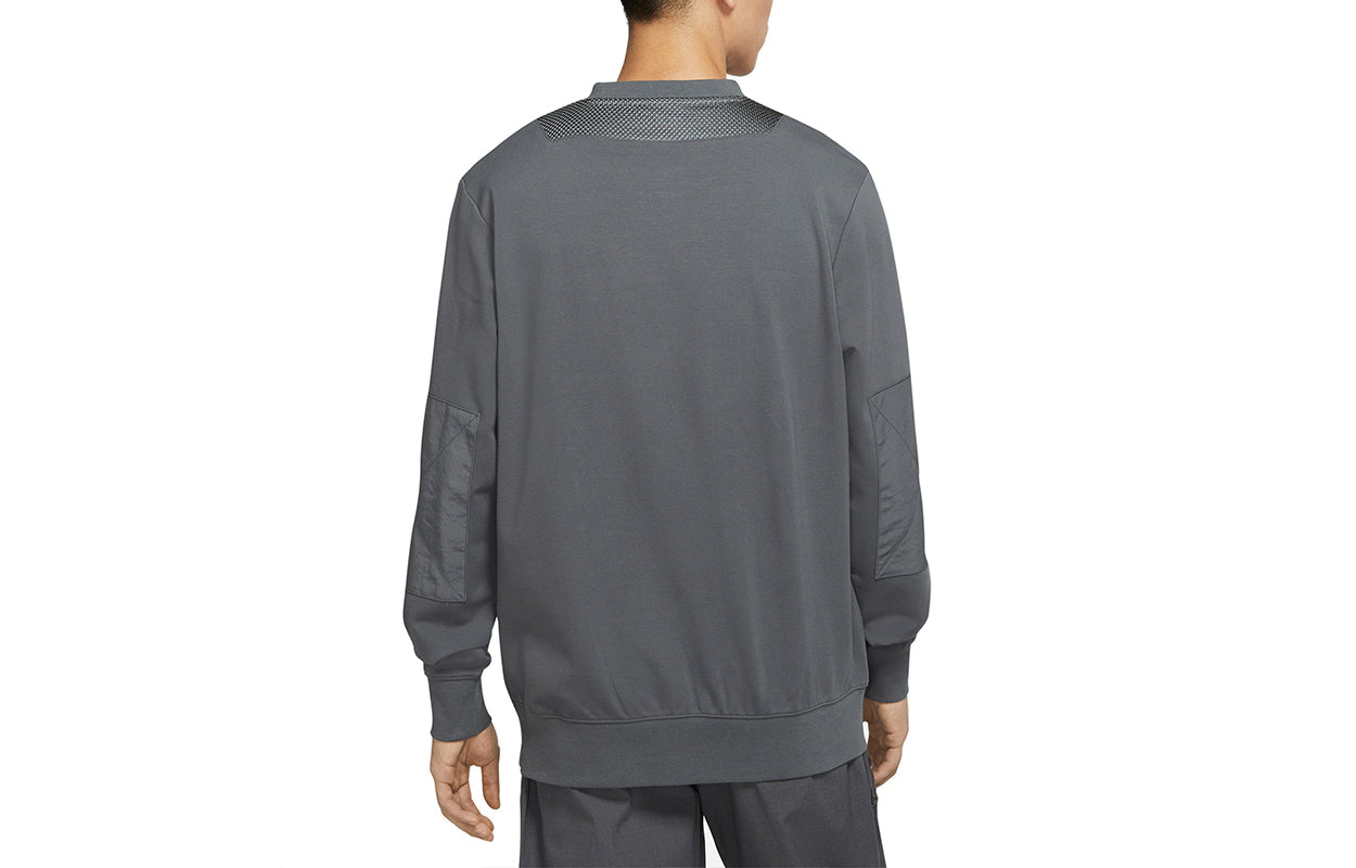 Nike Sportswear City Made Sports Causual Reflective Big Pocket Round Collar Male Grey Gray DA0070-068