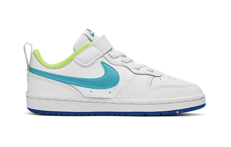 (PS) Nike Court Borough Low 2 'Blue White' BQ5451-105