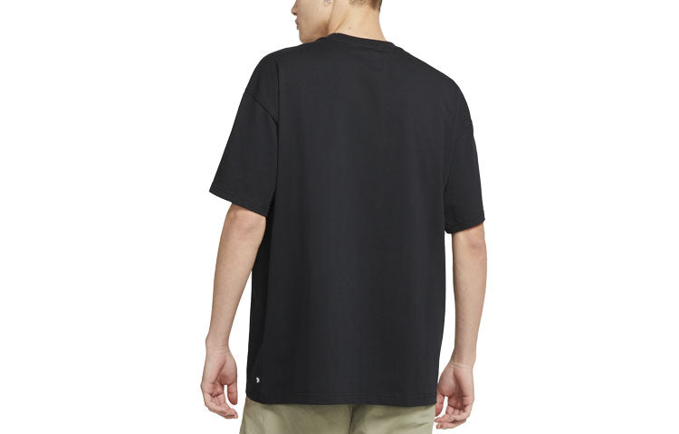 Nike SB Skateboard Men's Daisy-print Crew Neck Black DB9962-010