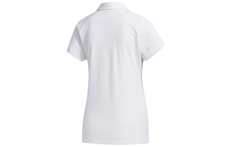 (WMNS) adidas Tennis Sports White Polo Shirt FK1388