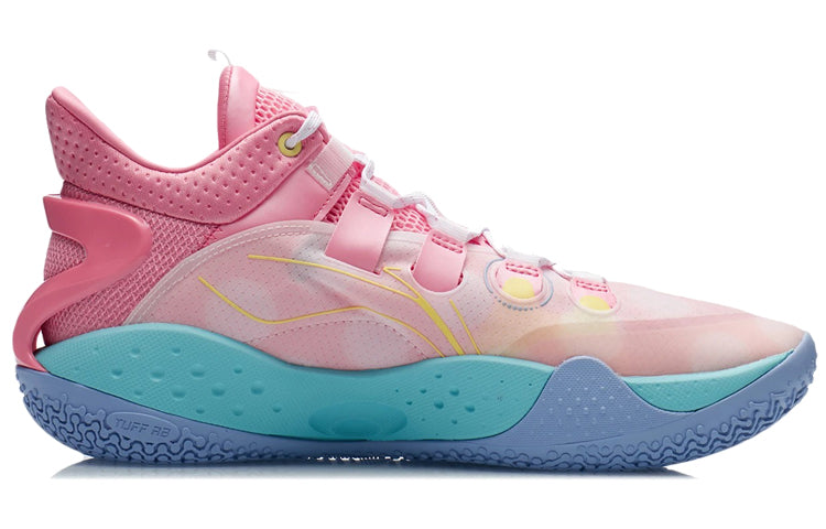 Li-Ning Sonic 9 Low 'Geranium Pink Turquoise' ABAR039-7
