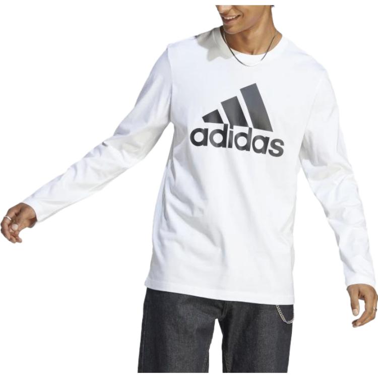 adidas Sportswear Essentials Long Sleeve Tee 'White' IC9309