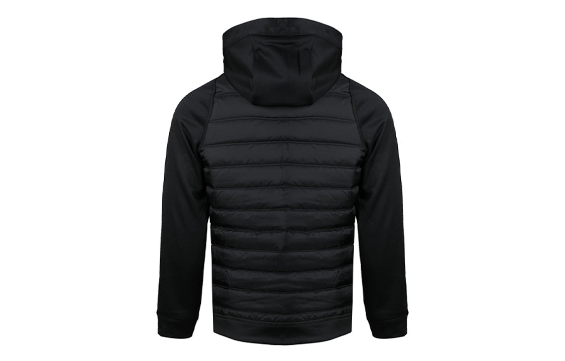 Nike Stay Warm Solid Color Sports Training Hooded Padded Jacket Black BV6299-010