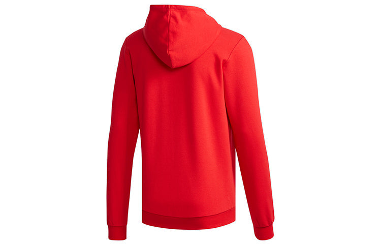 adidas neo Logo Printing Casual Pullover Red EA3525