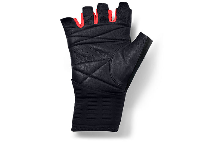 Under Armour Weightlifting Gloves 'Black Red' 1356688-001