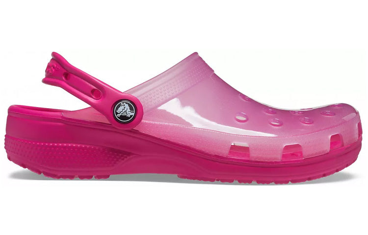 Crocs Jelly Crocs Transparent Red Unisex Sandals 206908-6X0