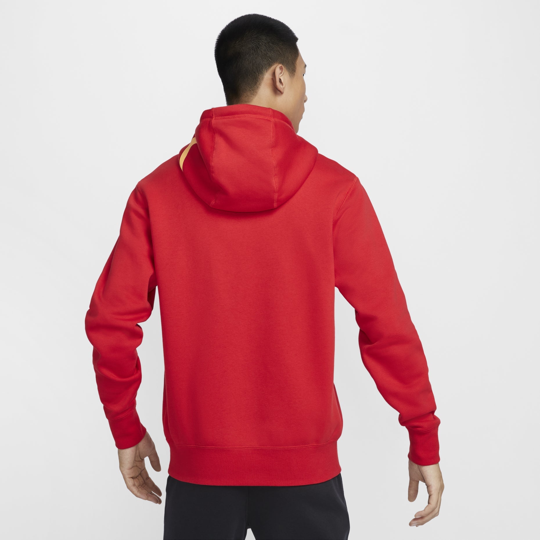 Nike Ja Club Fleece Basketball Hoodie Asia Sizing 'University Red Gold' FZ1039-657