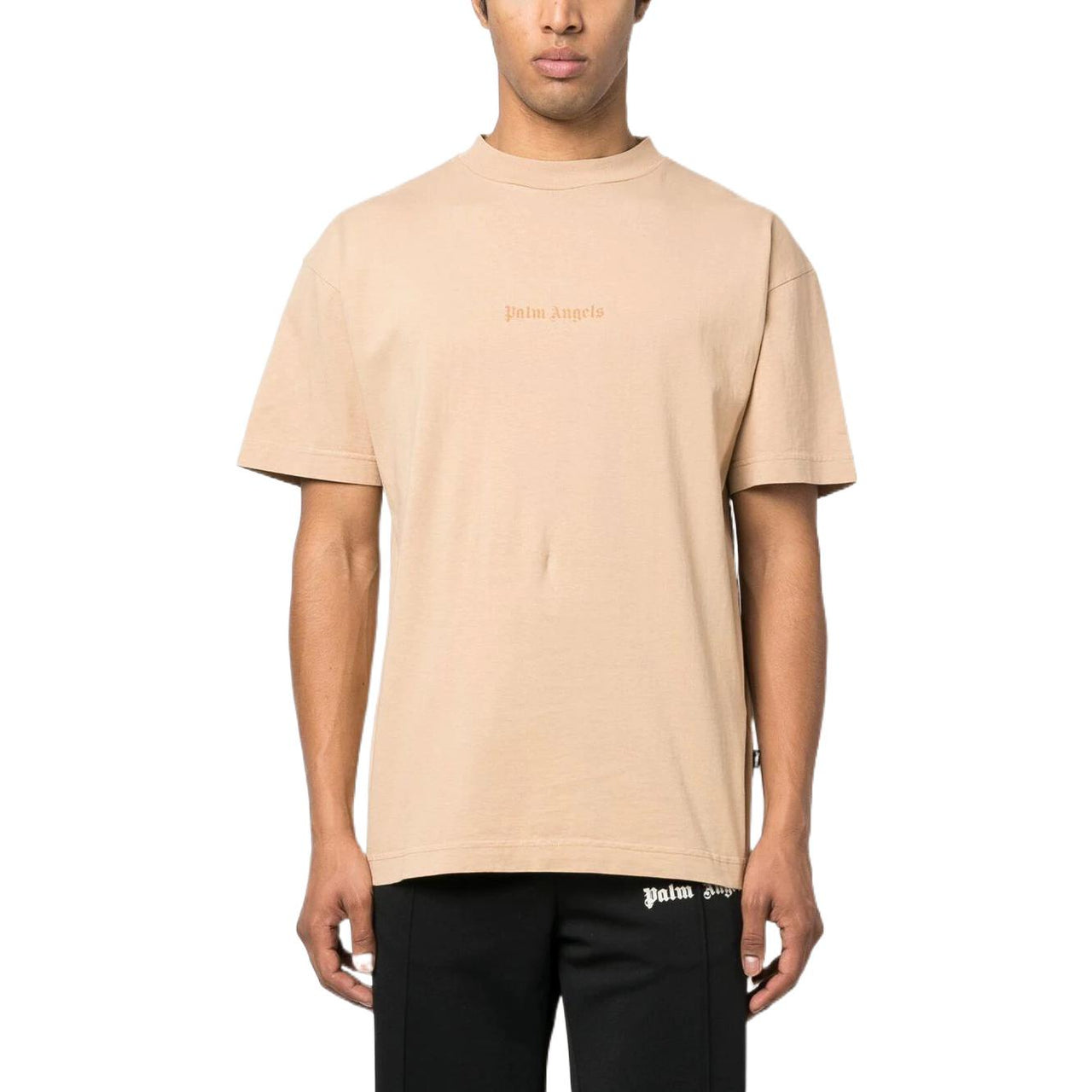 Palm Angels SS23 Reverse Logo T-Shirt 'Beige' PMAA001S23JER0046161