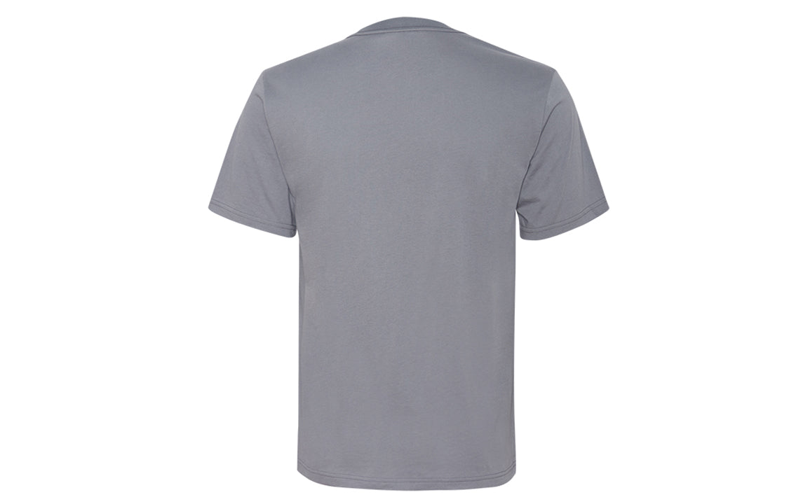 Men's Converse Printing Round Neck Short Sleeve Gray 10018484-A03