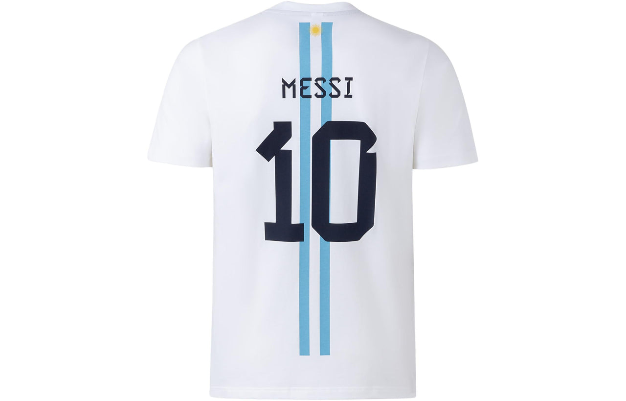 adidas Messi Name And Number Tee 'White' IW3614