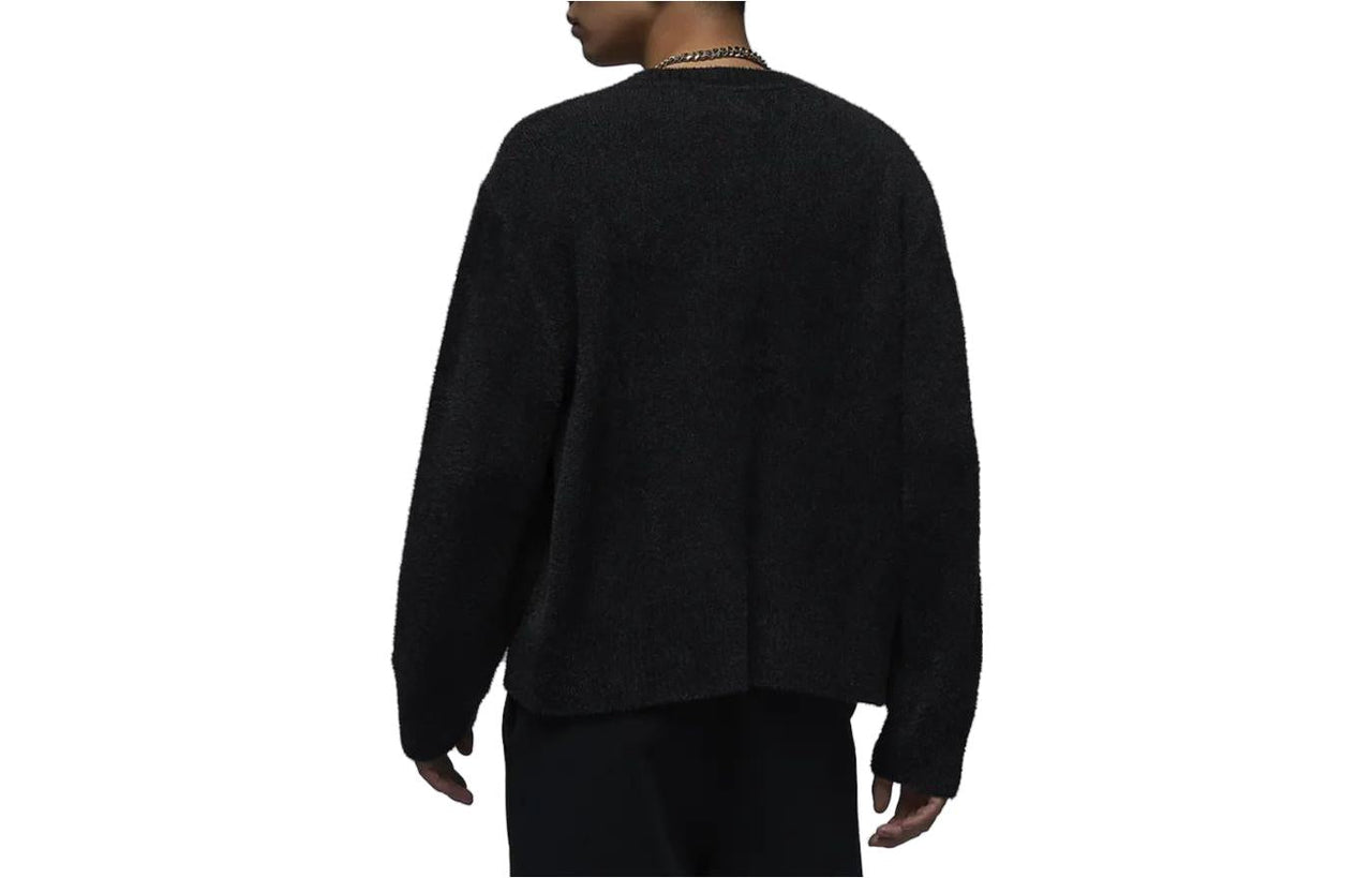 Air Jordan Flight Heritage Crop Sweater 'Black' FD7390-045