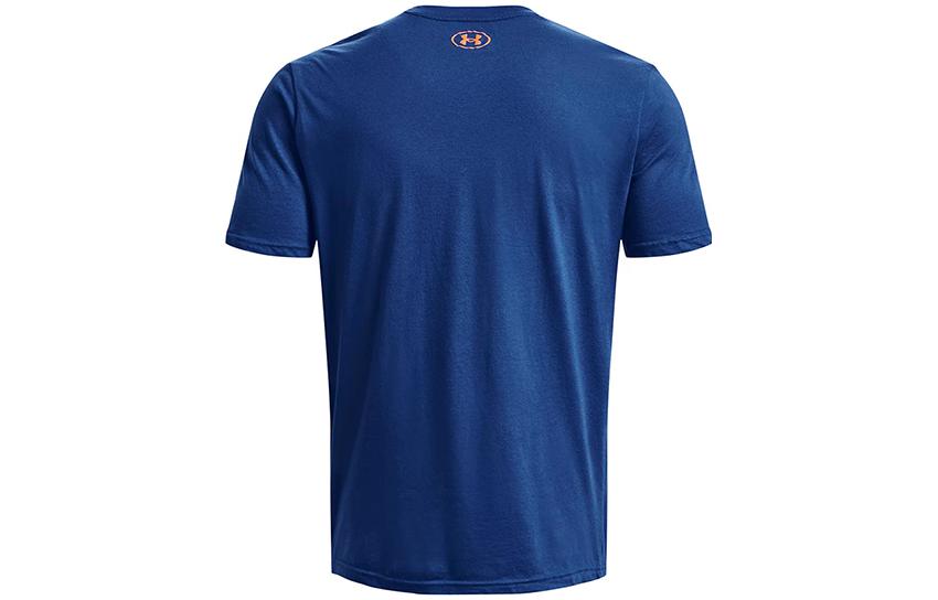 Under Armour Project Rock Brahma Bull Short Sleeve T-shirt 'Blue Orange' 1361733-471