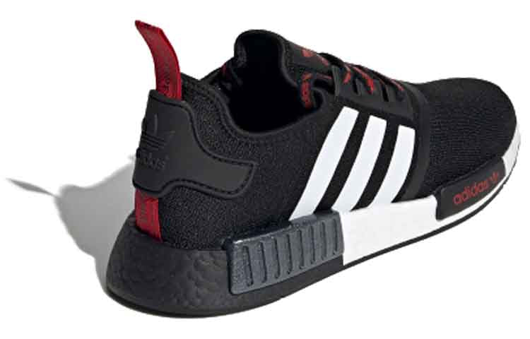adidas NMD_R1 STLT Primeknit 'Core Black Red' FV2548