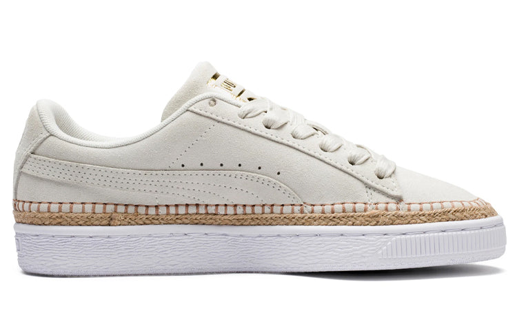(WMNS) PUMA Suede Sneakerdrille Leisure Shoes Grey 369234-02