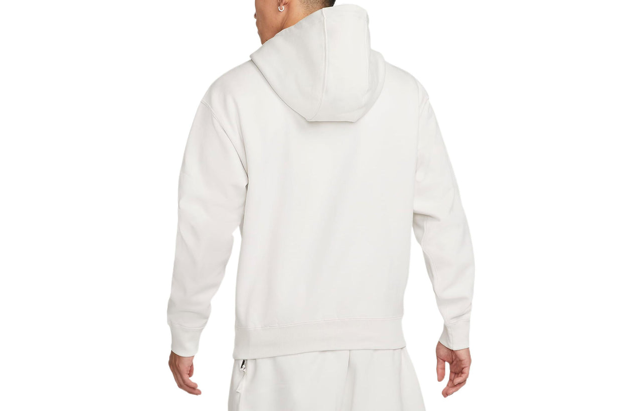 Nike Solid Color Minimalistic Hooded Long Sleeves Hoodie Men's White DA0316-030