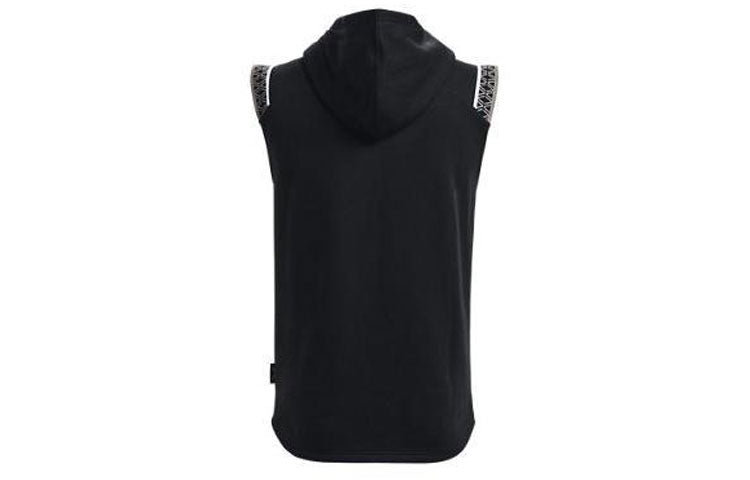 Under Armour Curry Fleece Sleeveless Hoodie 'Black' 1366637-001