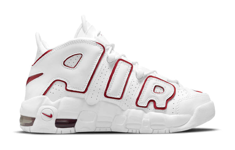 (GS) Nike Air More Uptempo 'White Varsity Red' 2021 DJ5988-100